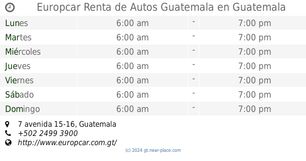 car rental guatemala city airport